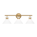 Belcarra 3 - Light Vanity Satin Brass