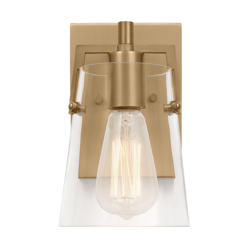 Crofton Small Sconce Satin Brass