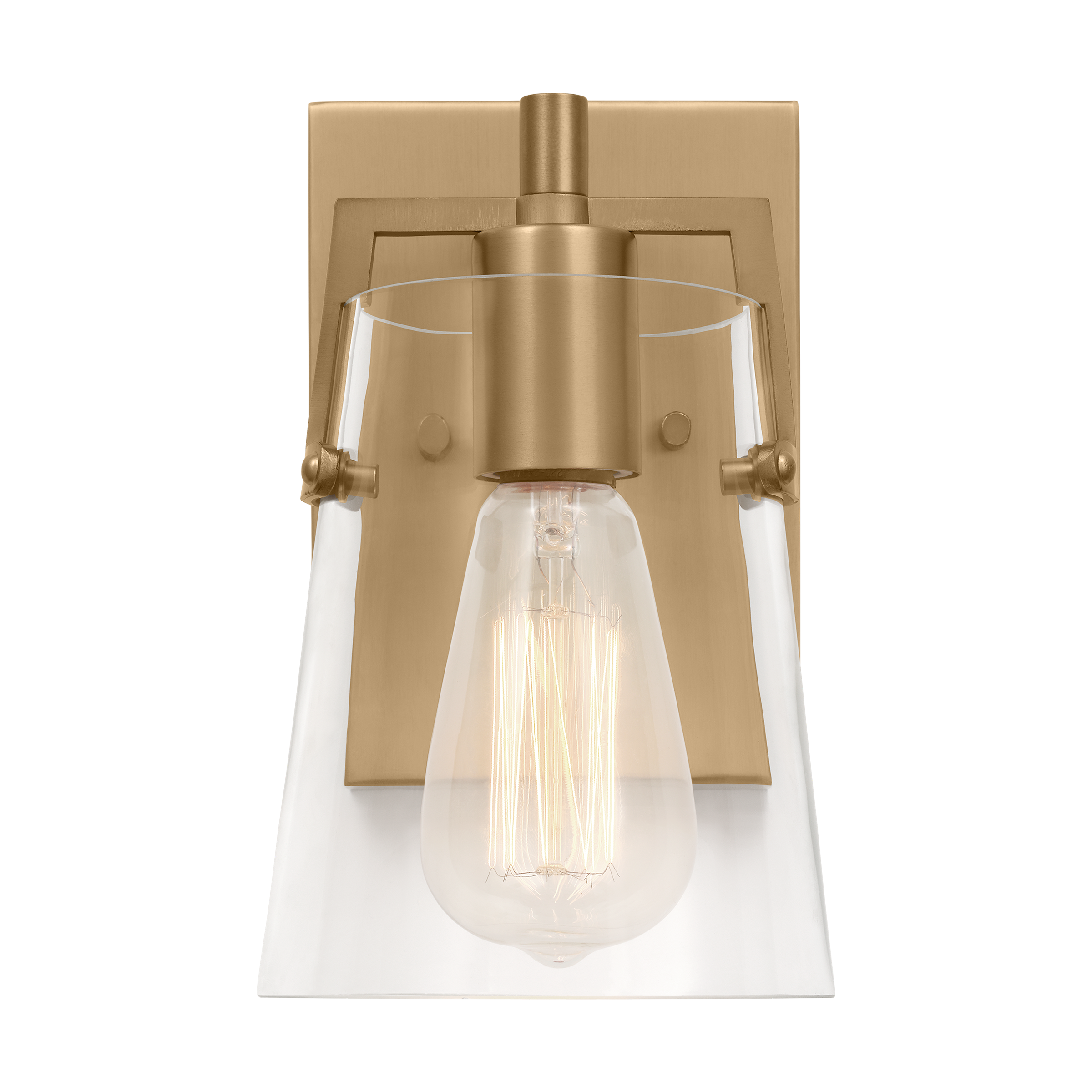 Crofton Small Sconce Satin Brass