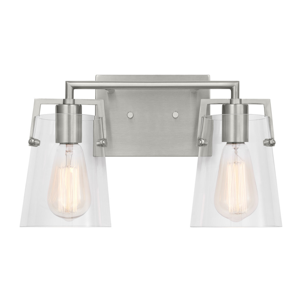 Crofton 2 - Light Vanity Brushed Nickel
