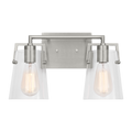 Crofton 2 - Light Vanity Brushed Nickel