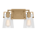 Crofton 2 - Light Vanity Satin Brass