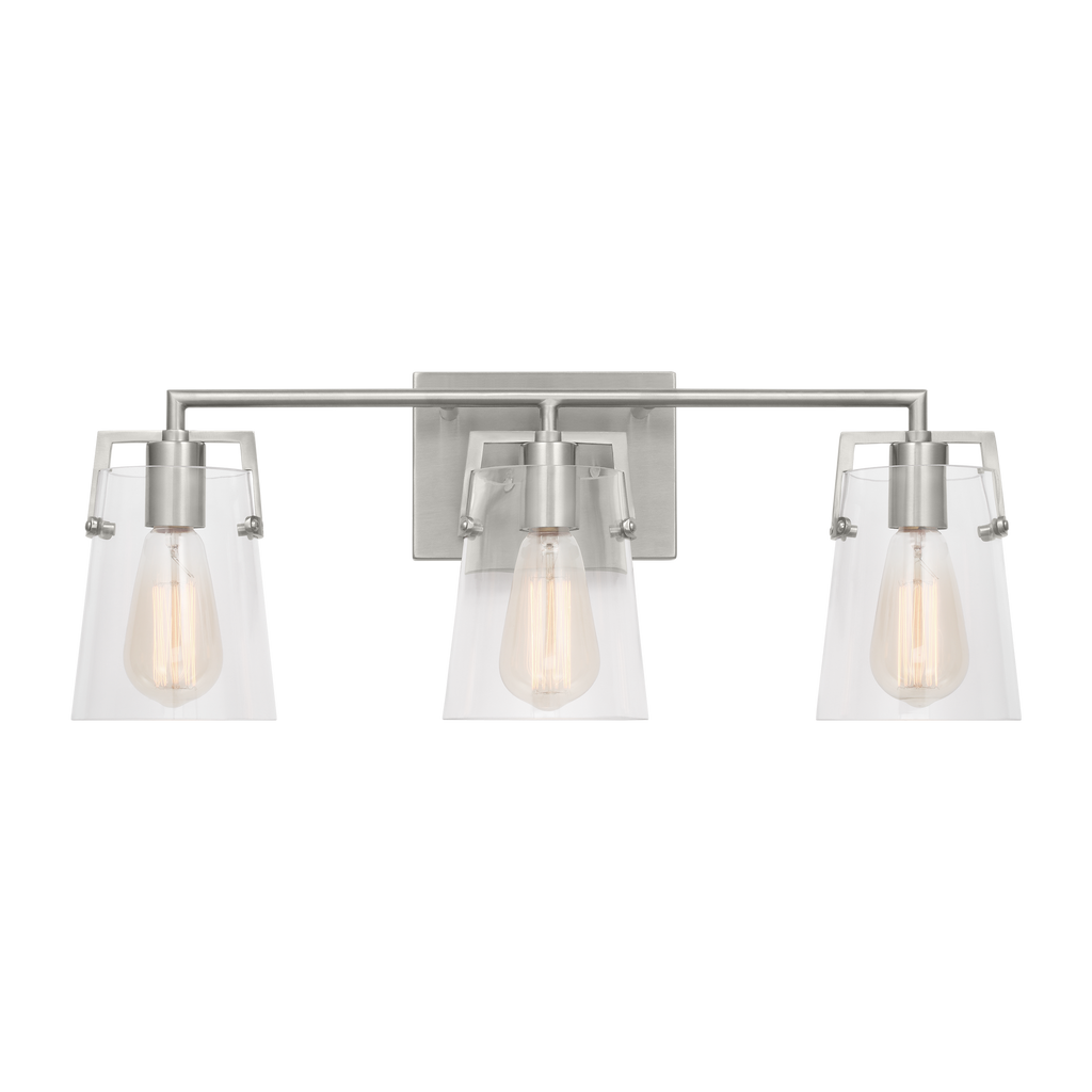 Crofton 3 - Light Vanity Brushed Nickel