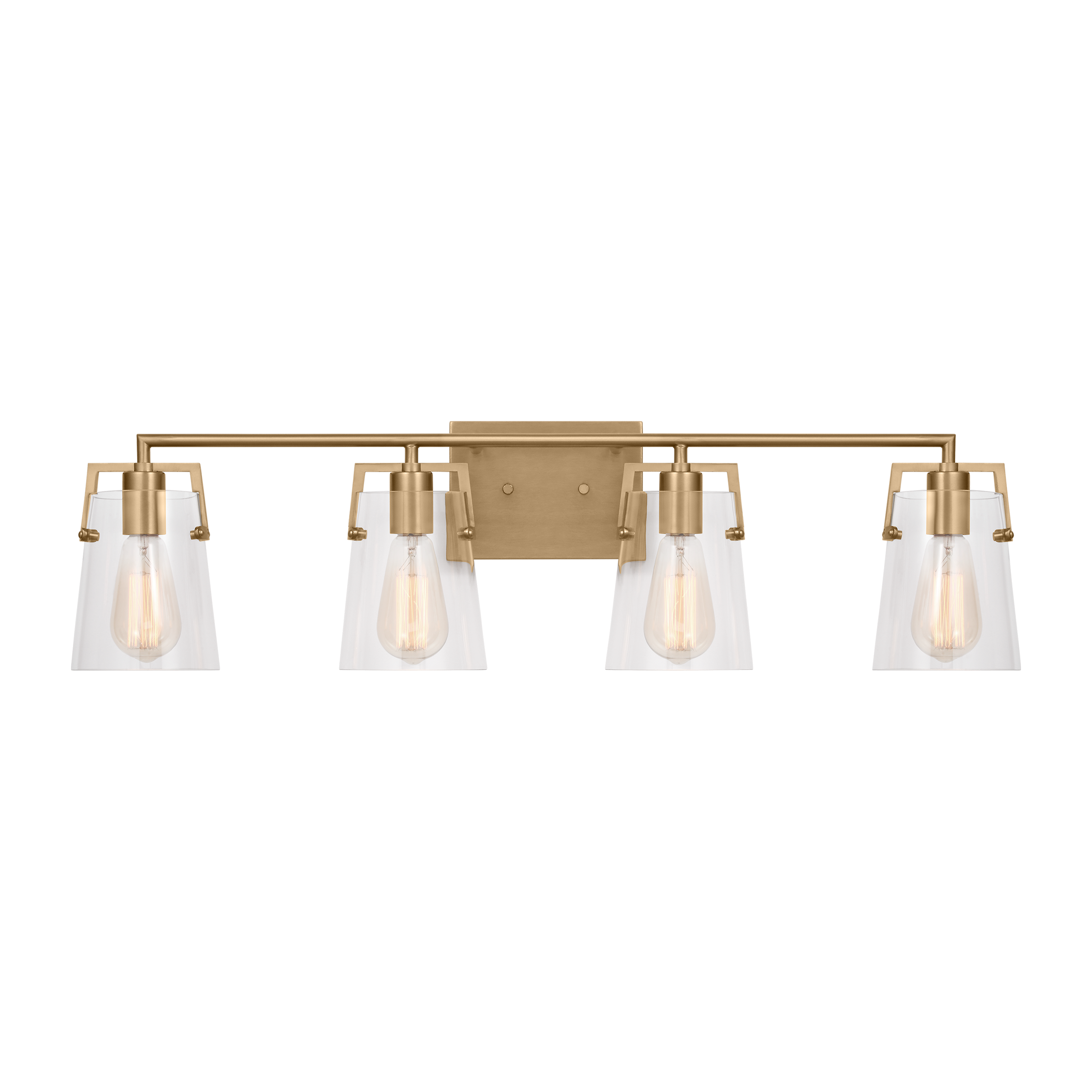 Crofton 4 - Light Vanity Satin Brass