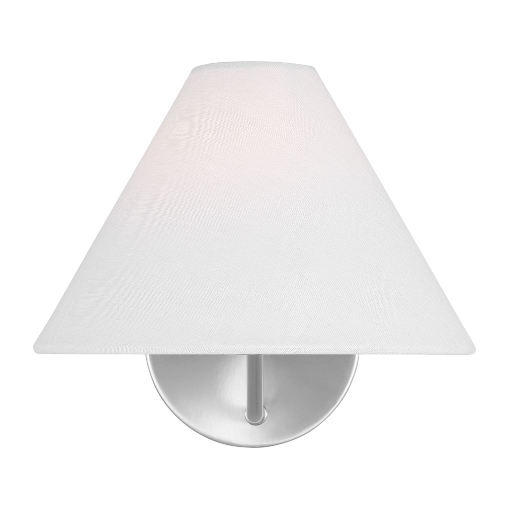 Burke Medium Sconce Brushed Steel