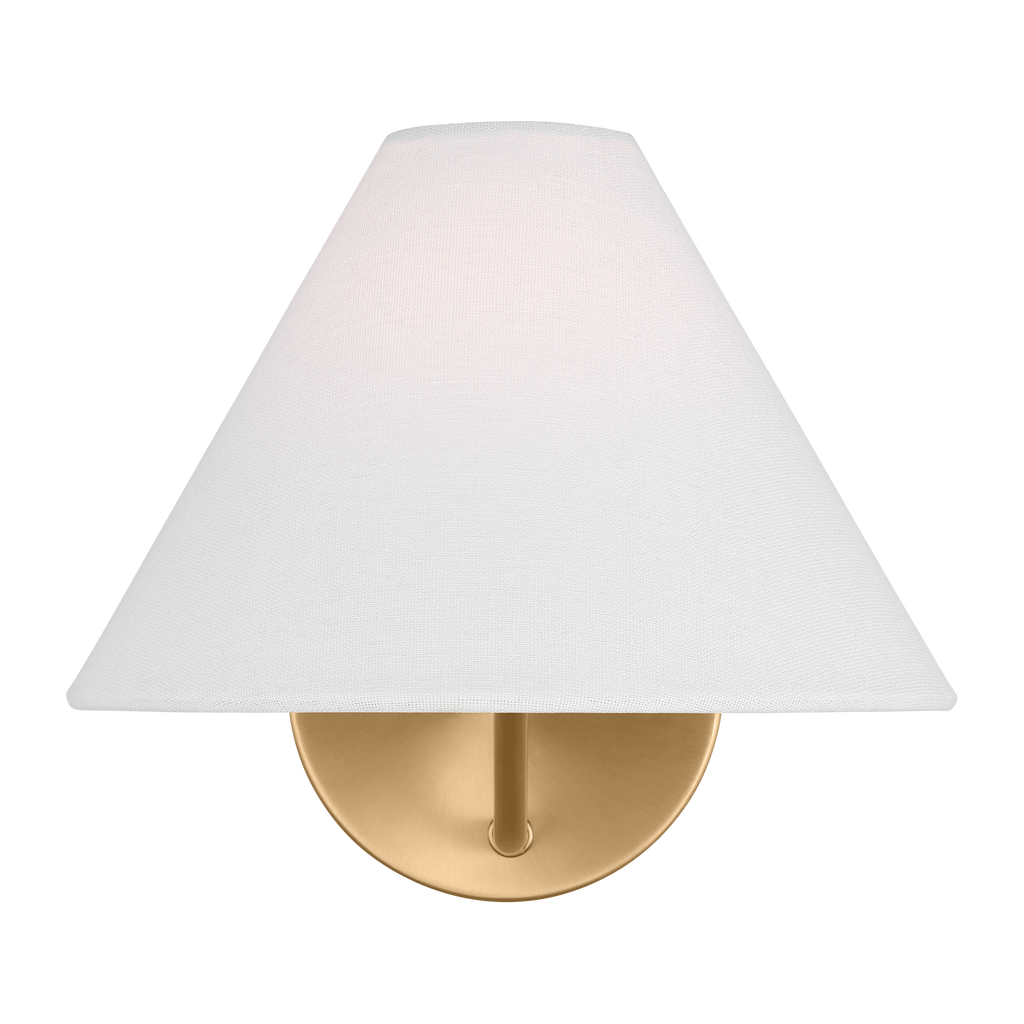 Burke Medium Sconce Satin Brass