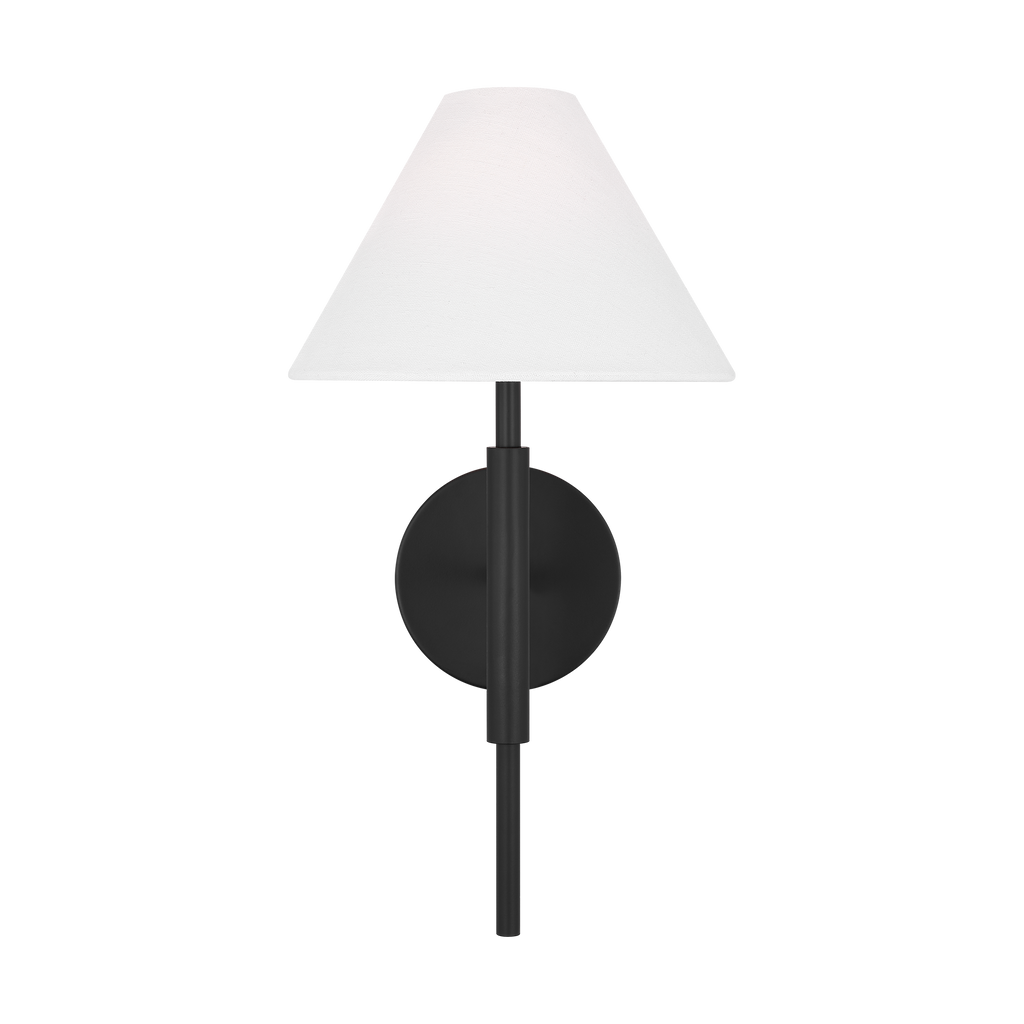 Porteau Medium Sconce Midnight Black