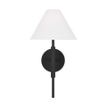 Porteau Medium Sconce Midnight Black