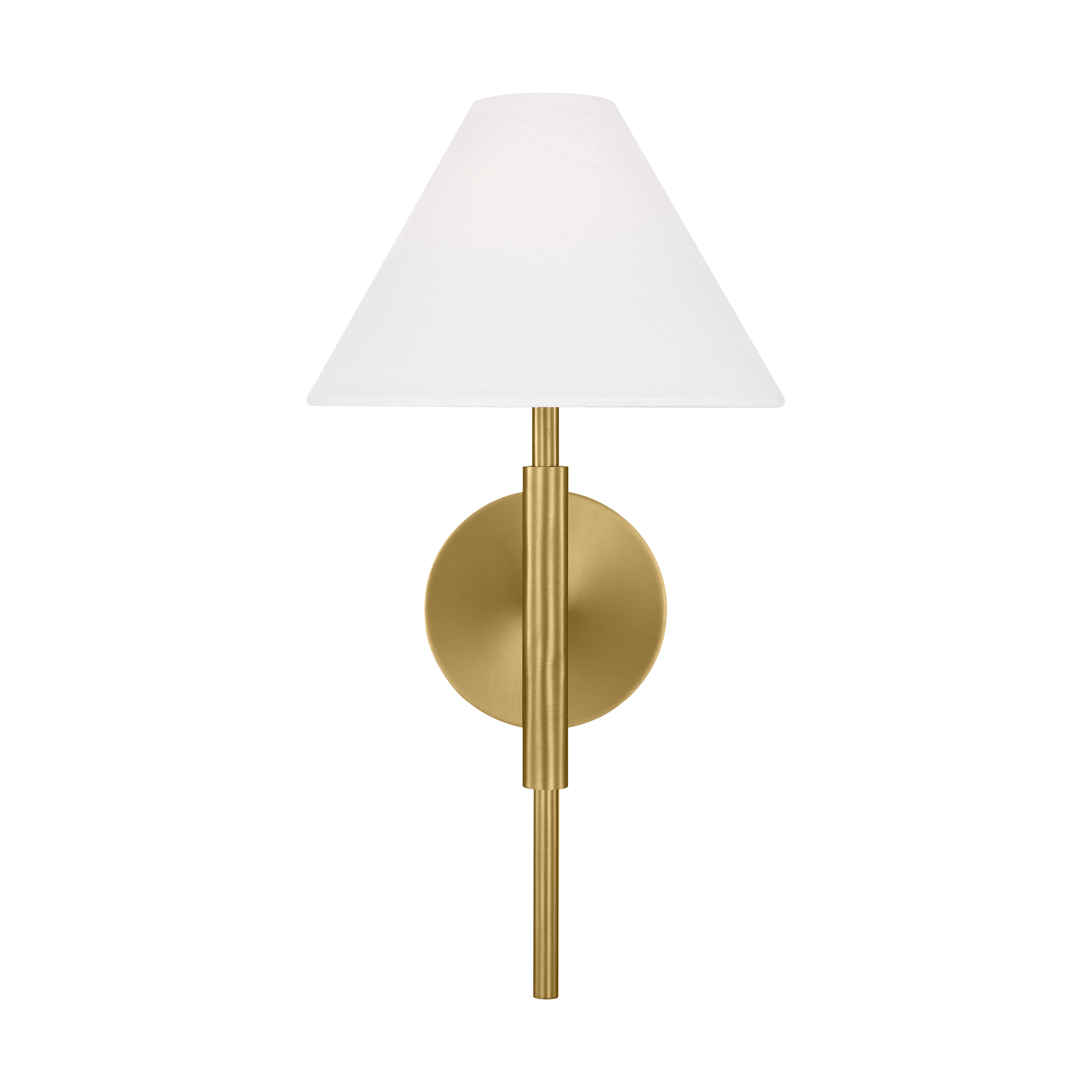 Porteau Medium Sconce Satin Brass