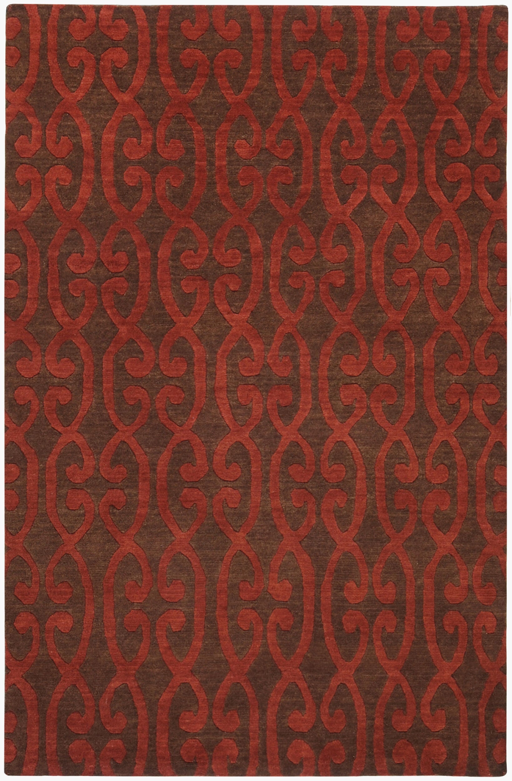 Dimensions Rug | Rust | DMN6601
