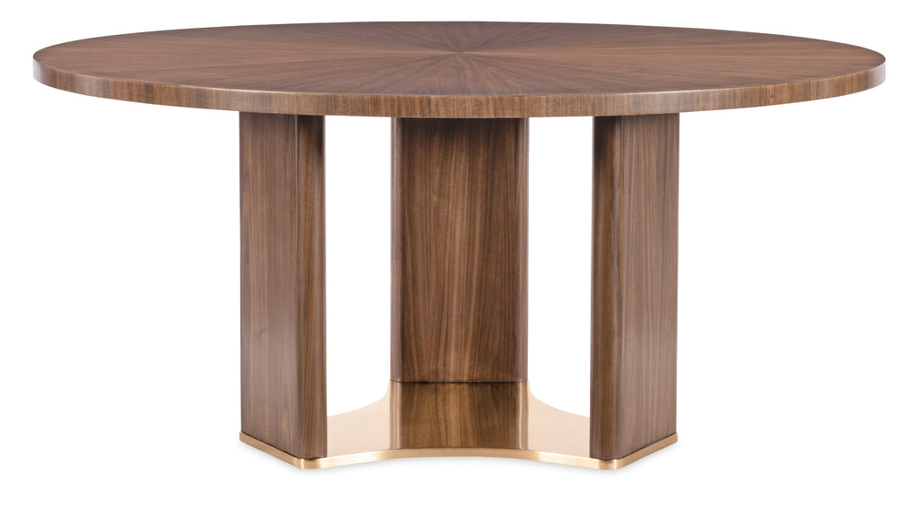Eleana Round Dining Table | Light Caramel