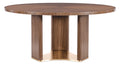Eleana Round Dining Table | Light Caramel