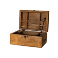 Vintage Bleached Box with Interior Cubby