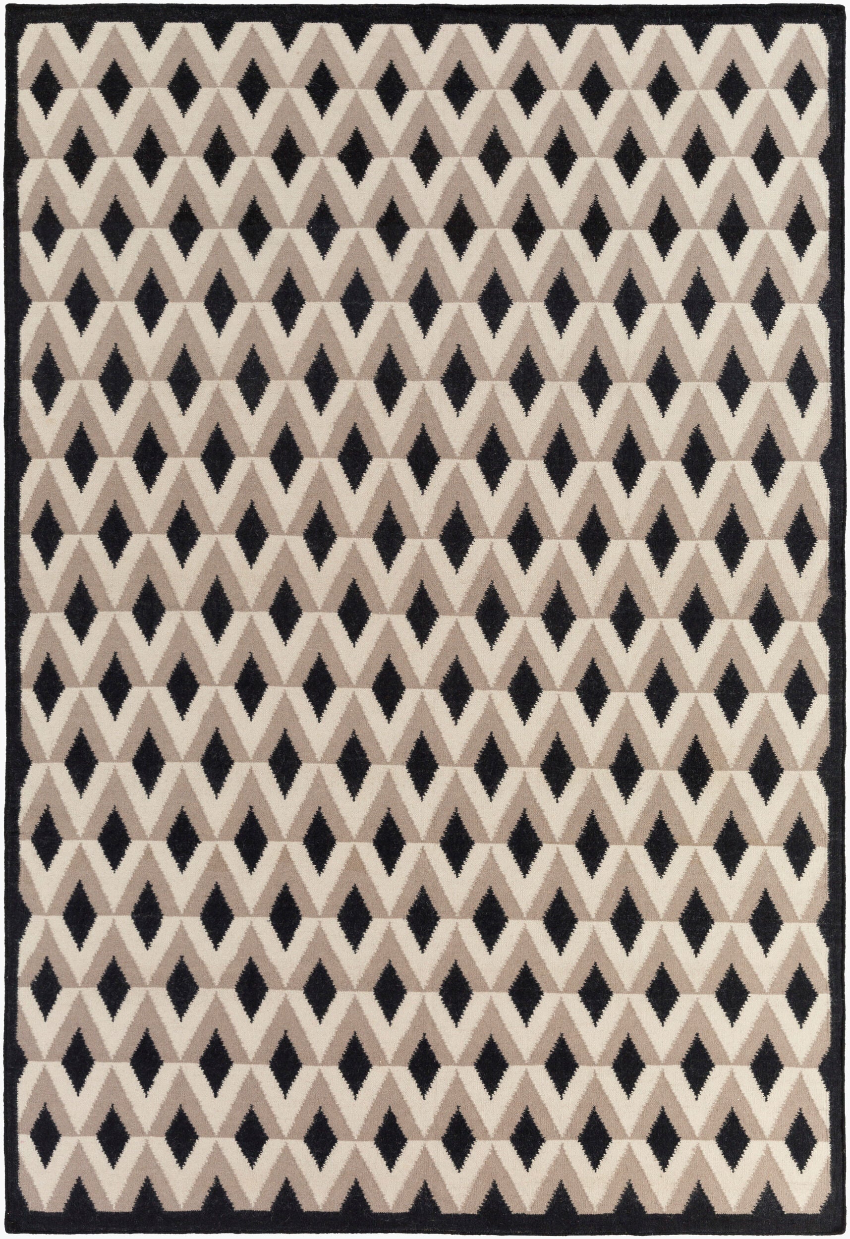 Dwell D Rug | Black | DWD1000