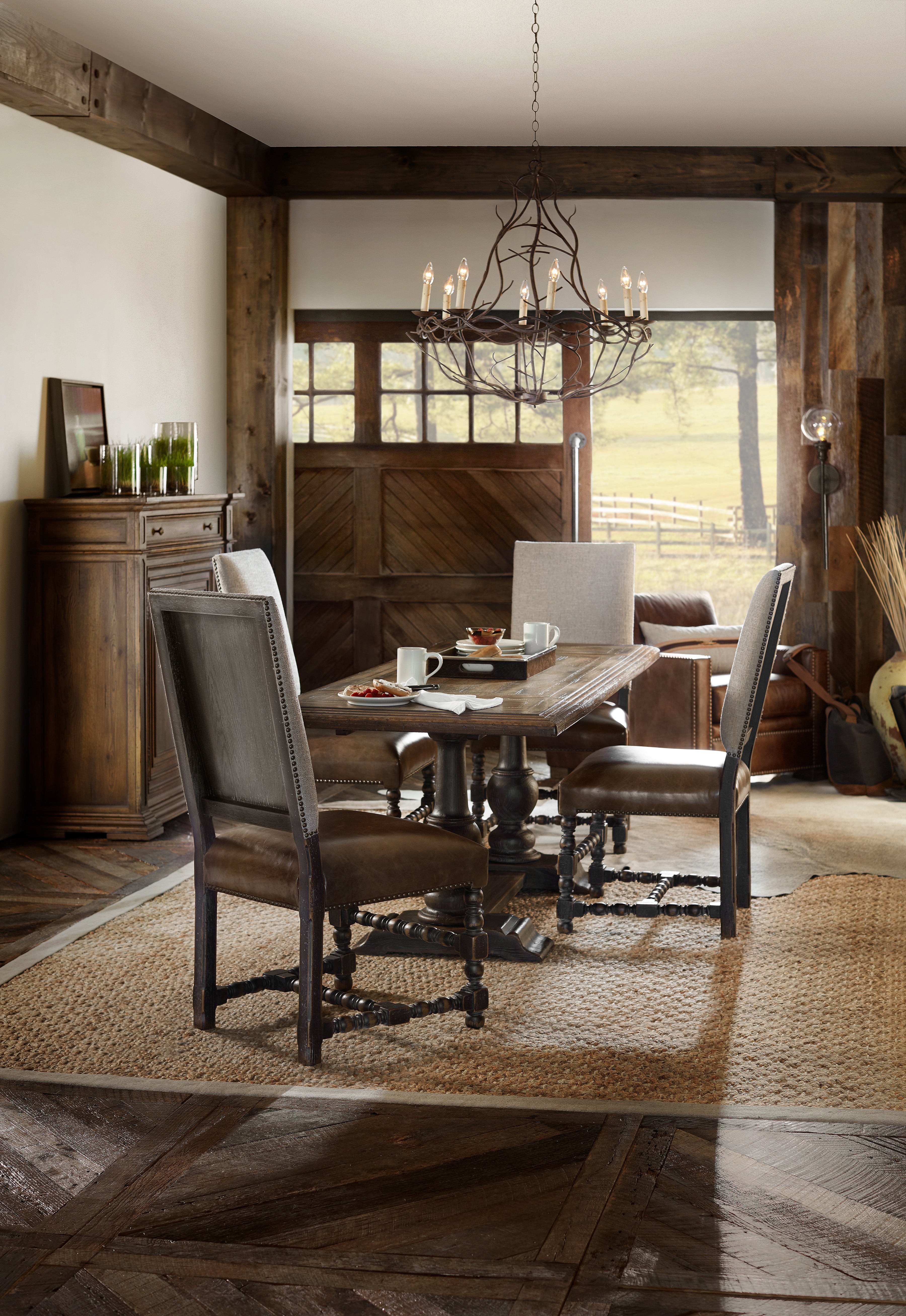 Balcones 60in Friendship Table with 2-12in Leaves