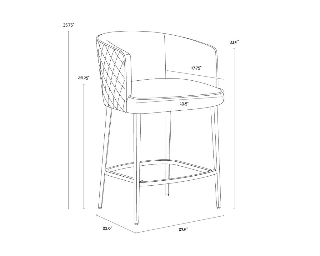 Cornella Counter Stool - Meg Olive