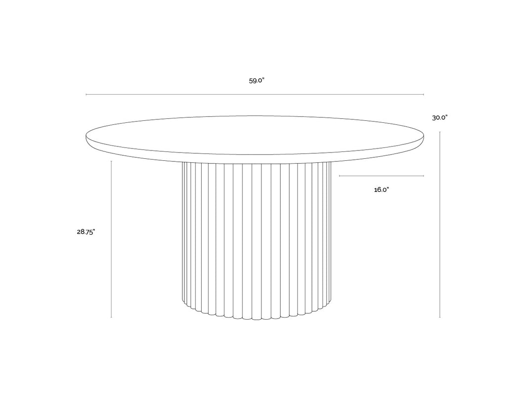 Banyan Dining Table - 59"