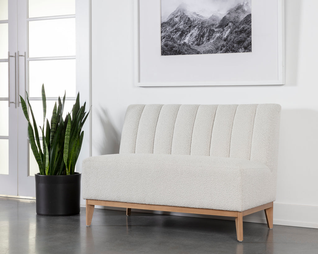 Kosovo Banquette - Natural - Copenhagen White