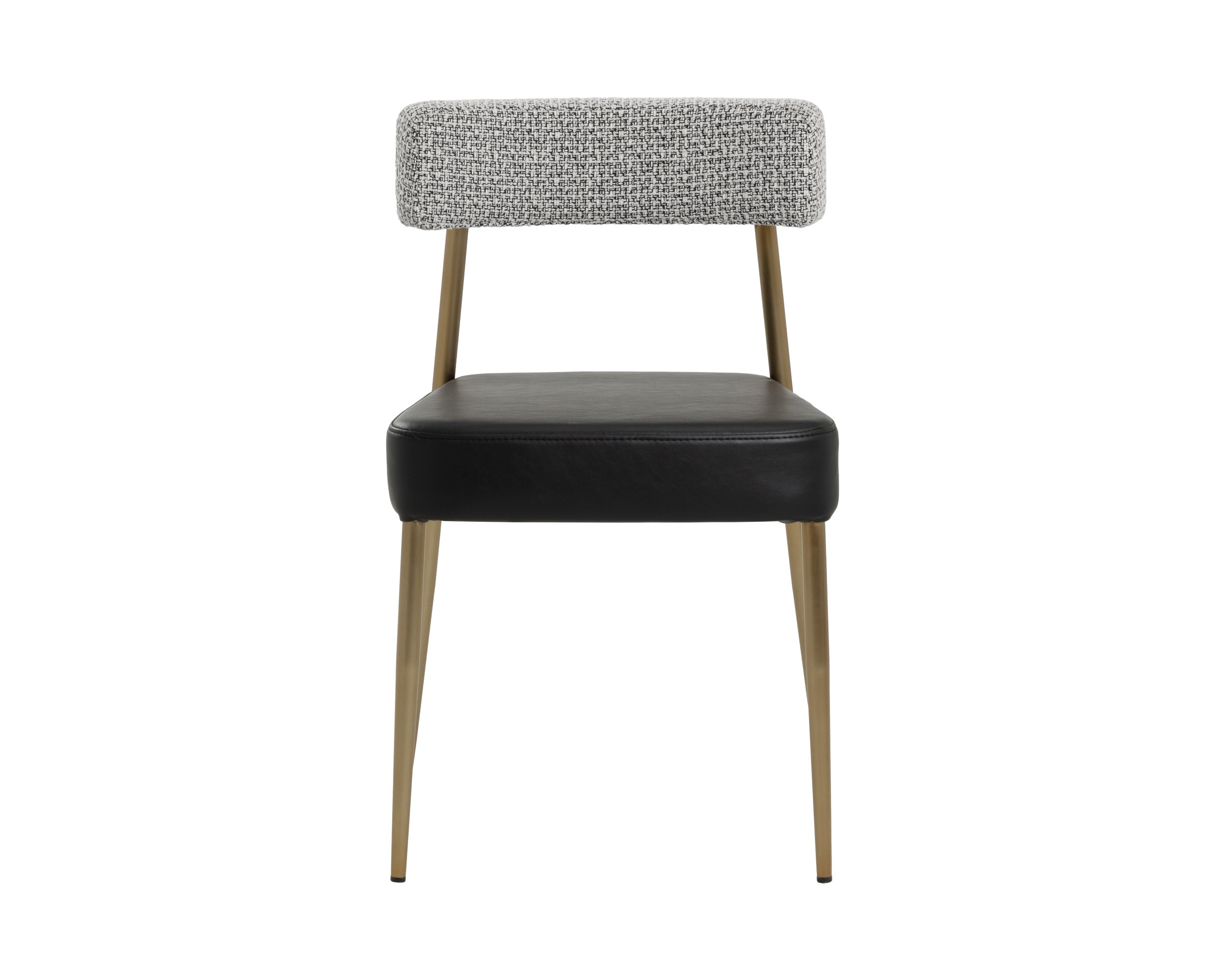 Ashwin Stackable Dining Chair - Bravo Black / Helios Check Black