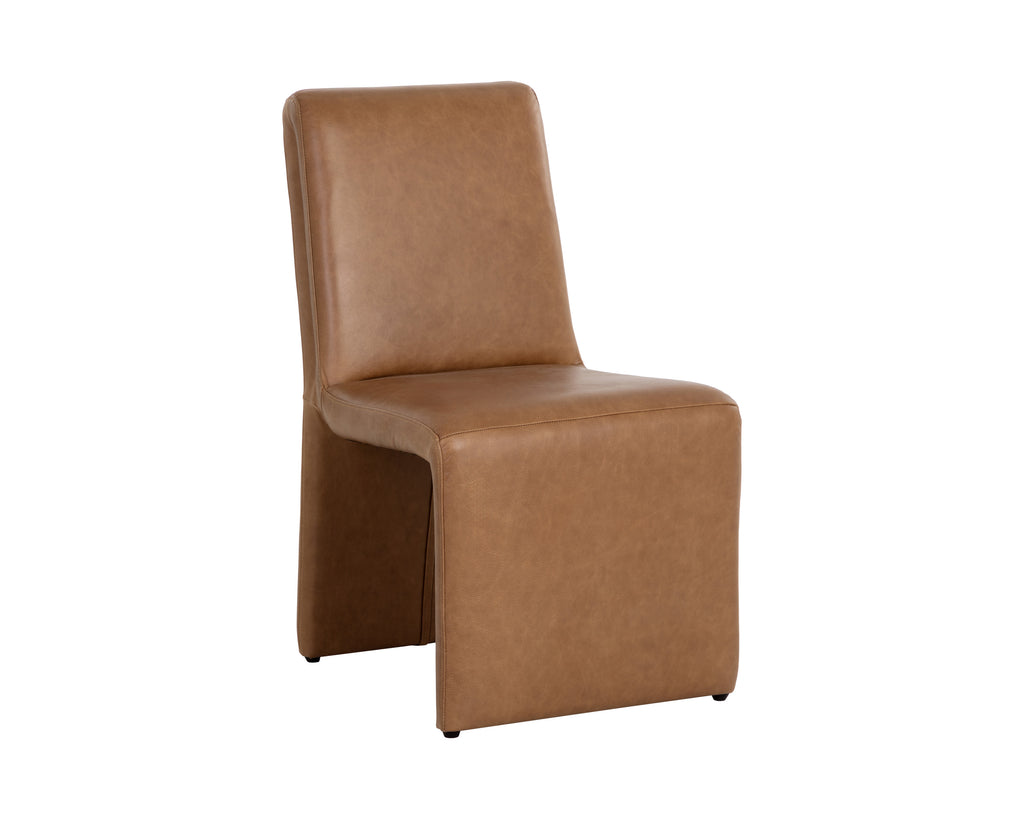 Cascata Dining Chair - Marseille Camel Leather