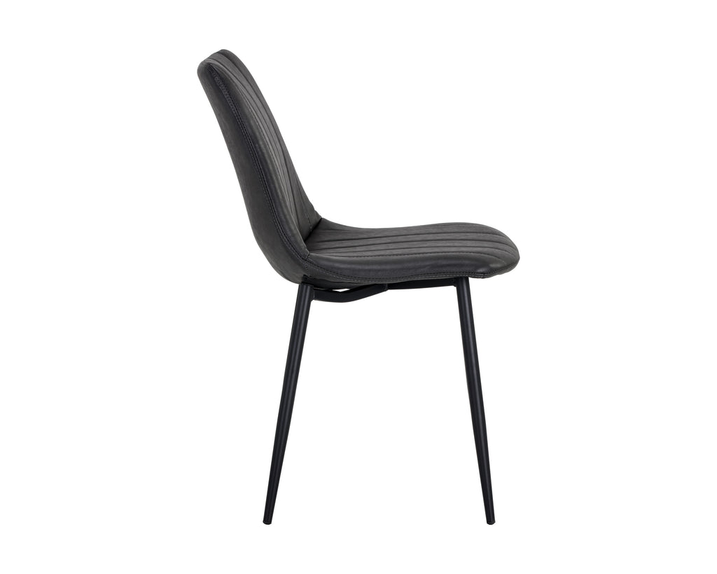 Drew Dining Chair - Black - Bravo Portabella