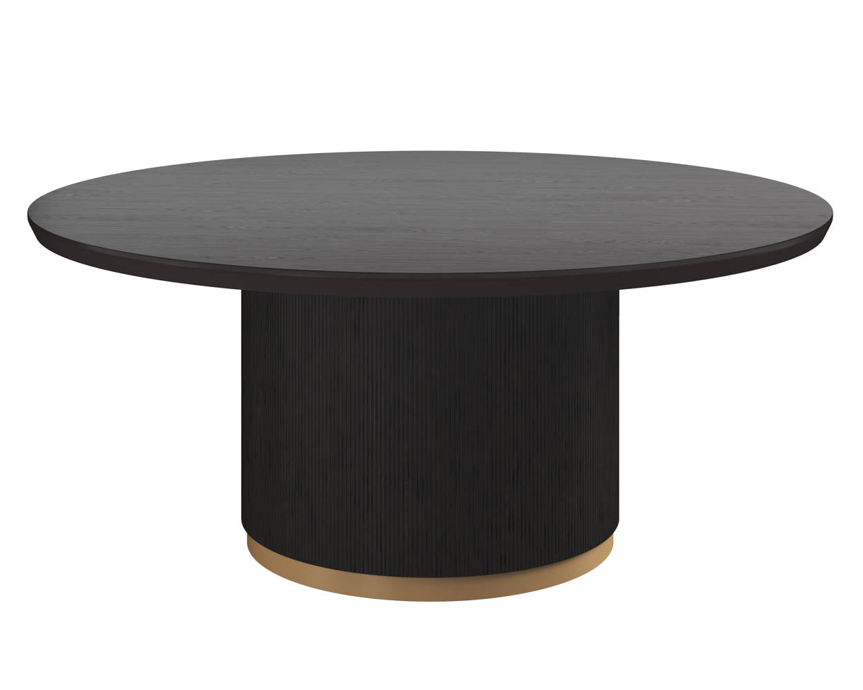 Kalla Dining Table - Round - Charcoal - 68"