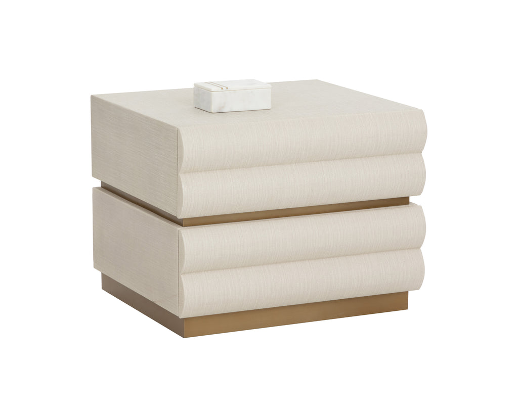 Subira Nightstand - Cream