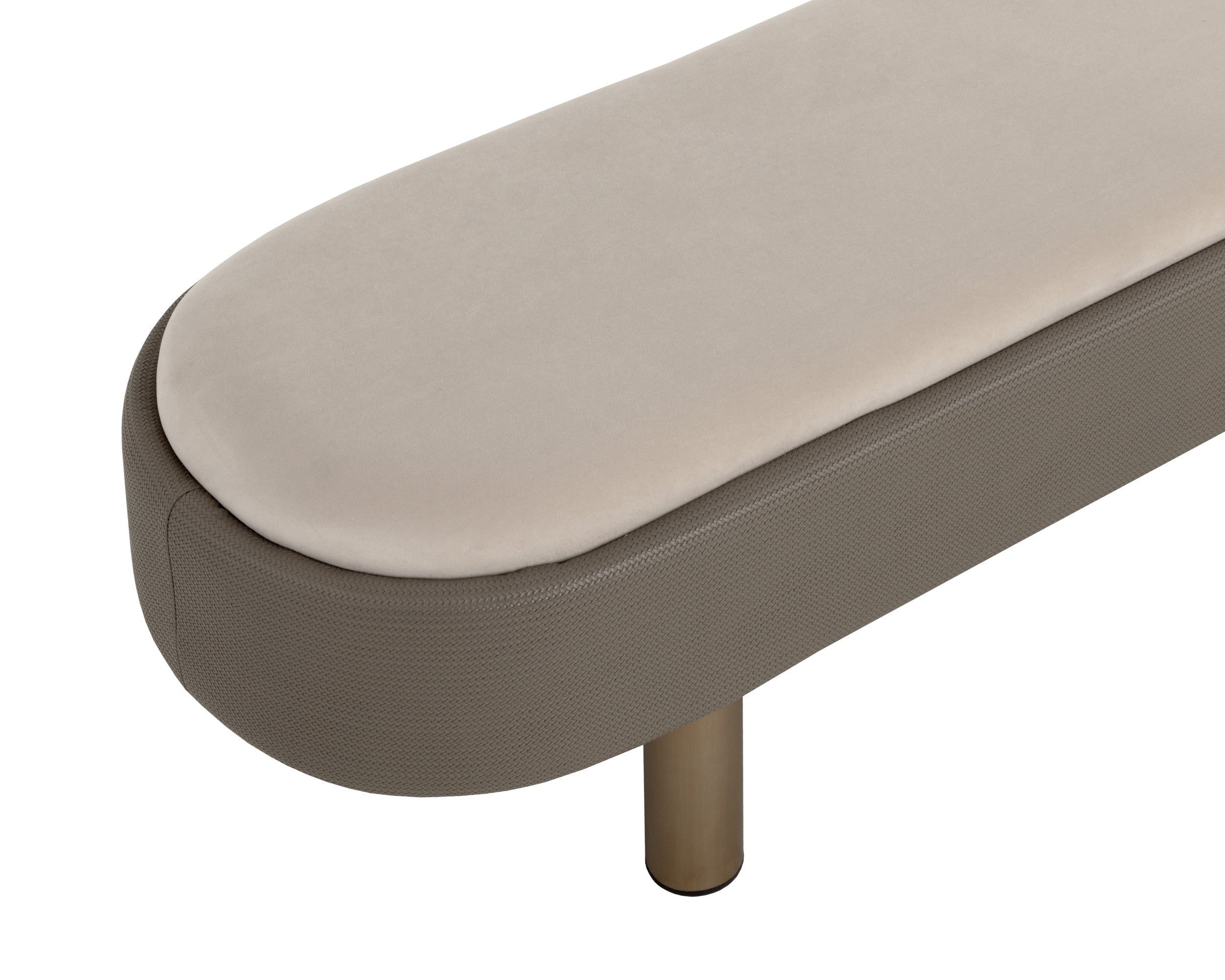 Odella Bench - Meg Taupe / Porcini Taupe