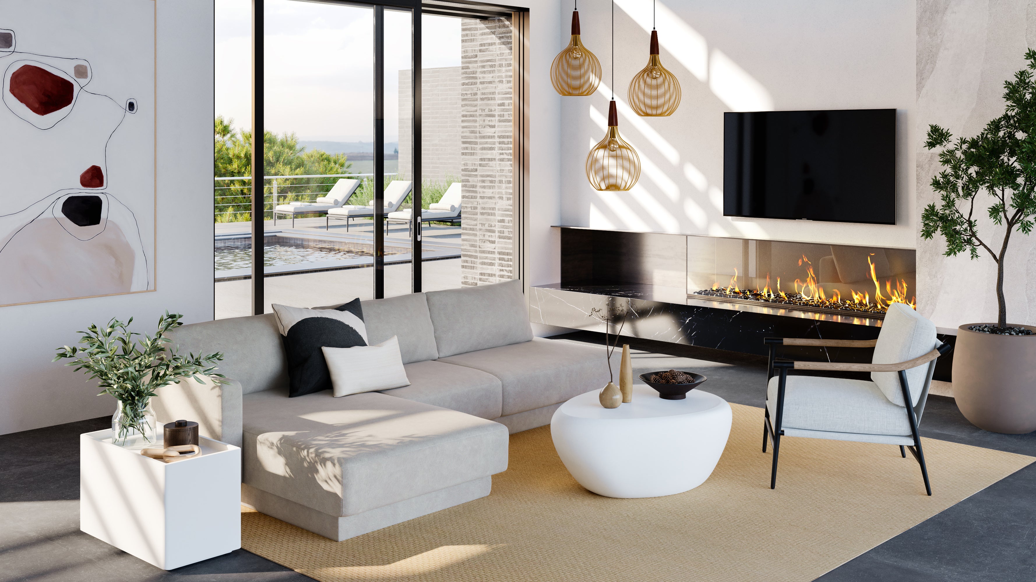 Meadow Armchair - Vault Fog