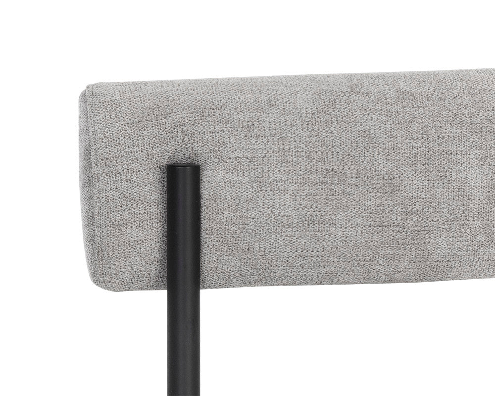 Seneca Dining Chair - Black - Polo Club Stone
