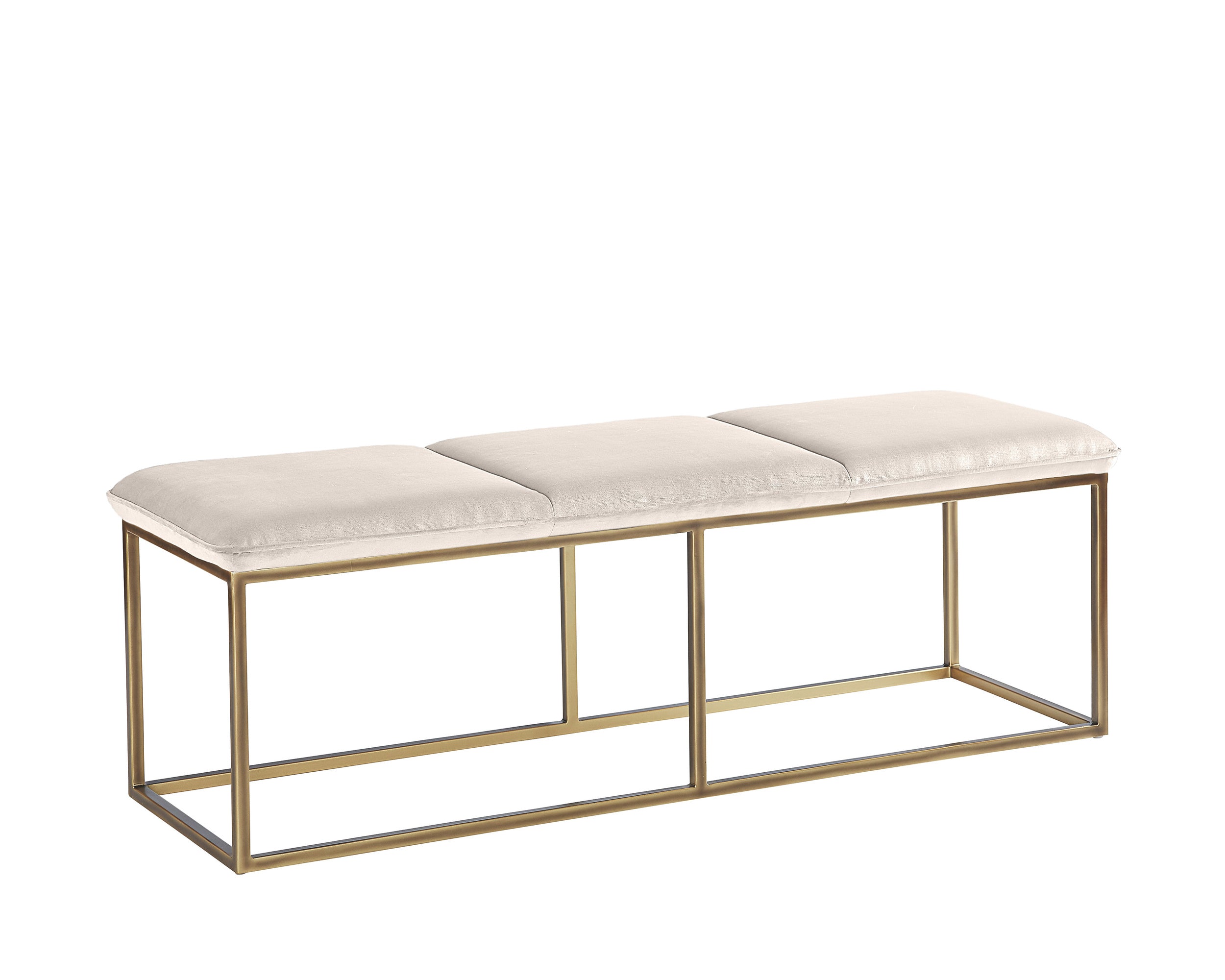 Alley Bench - Burnished Brass - Piccolo Prosecco