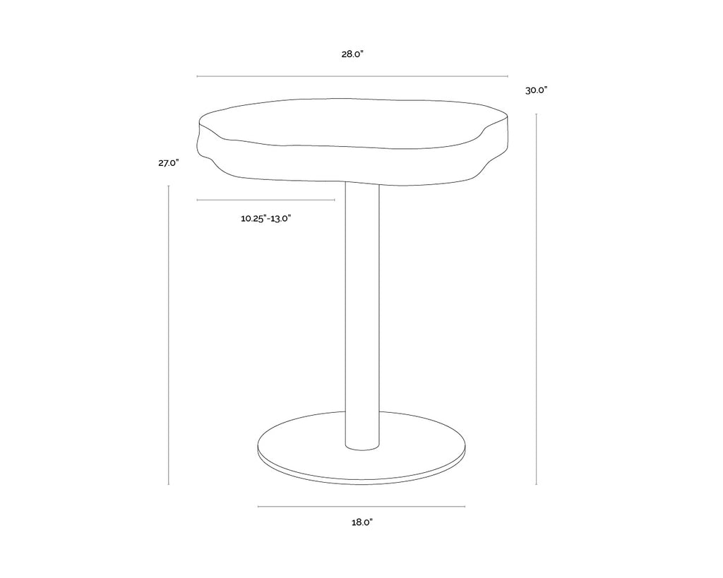 Delmont Bistro Table - 28"