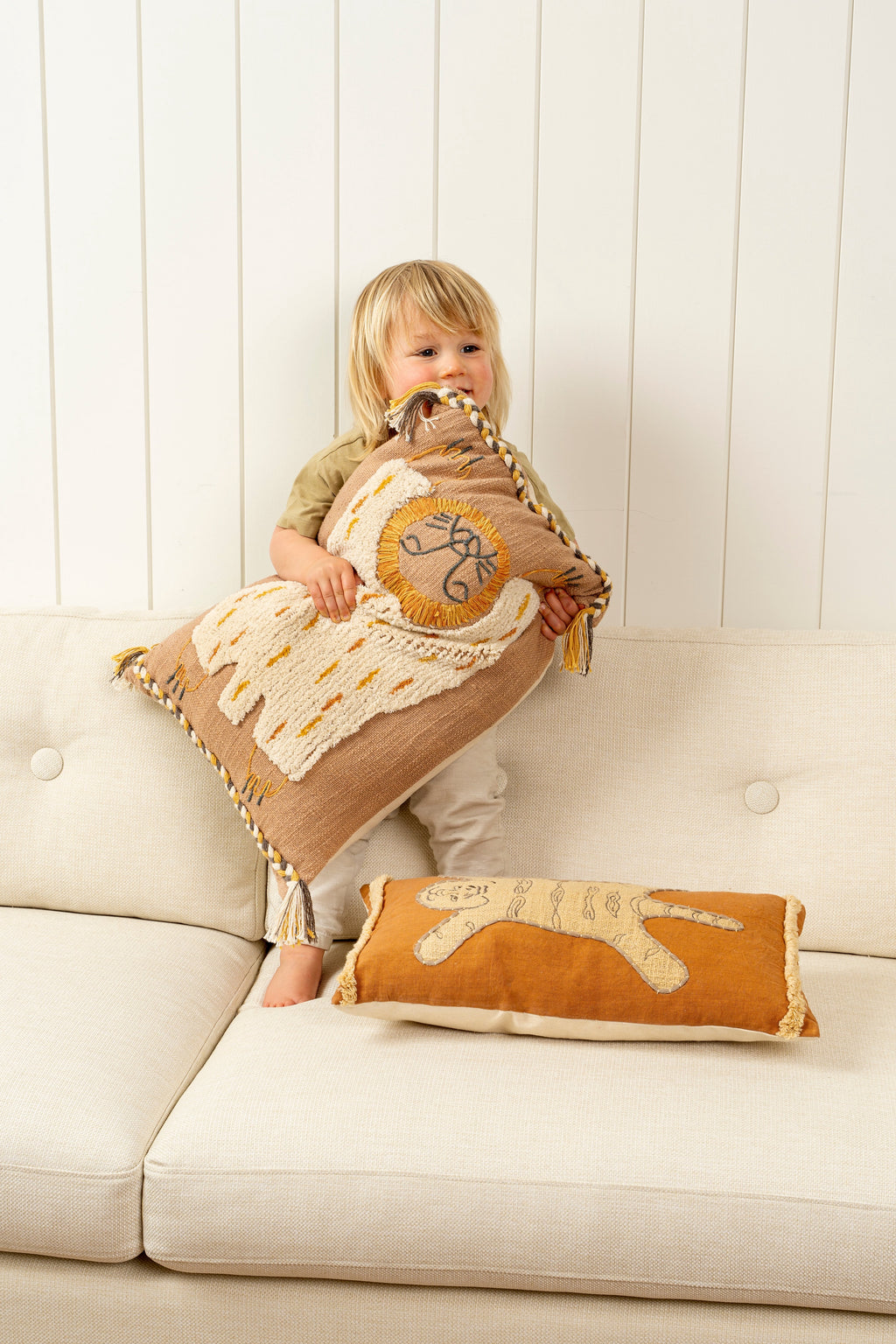 16x24 Lazy Lion Pillow