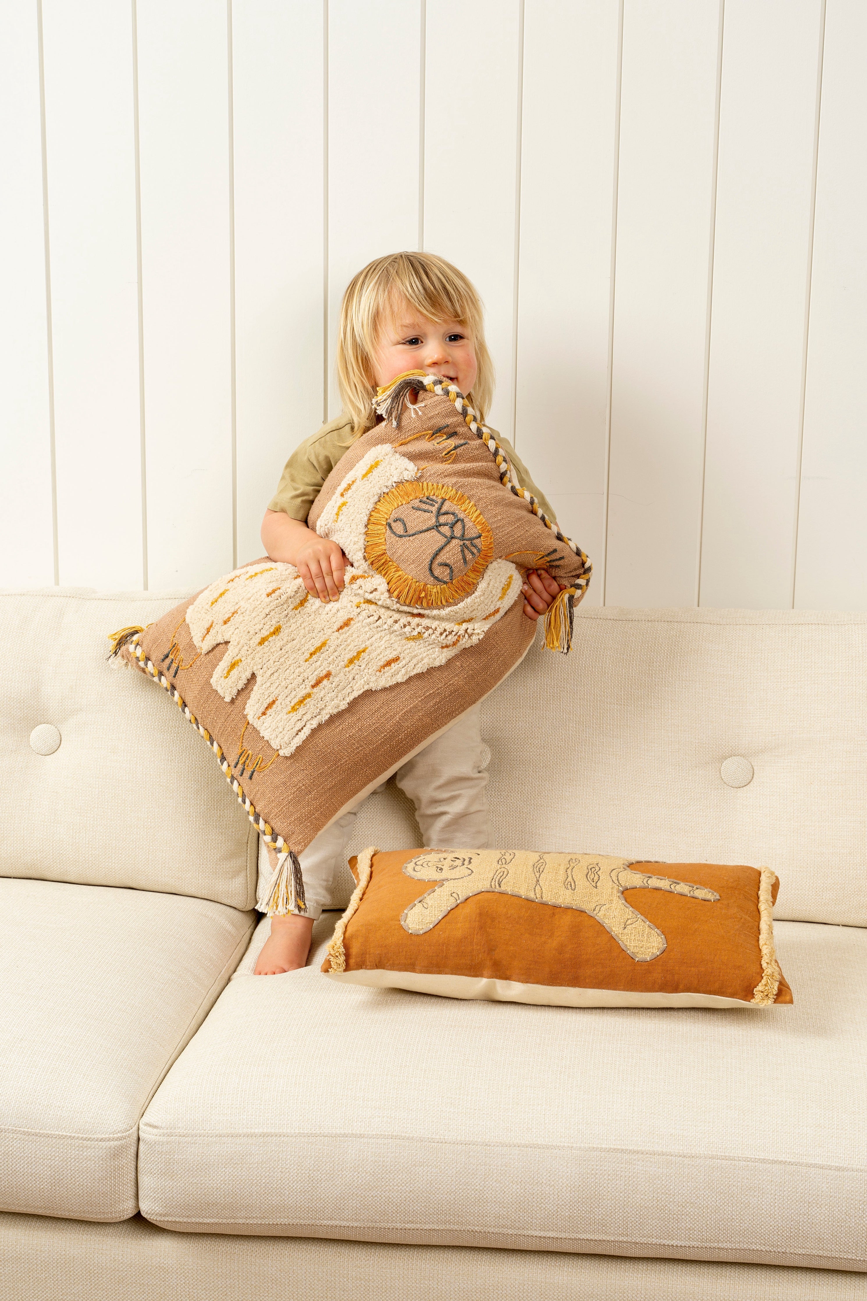 16x24 Lazy Lion Pillow
