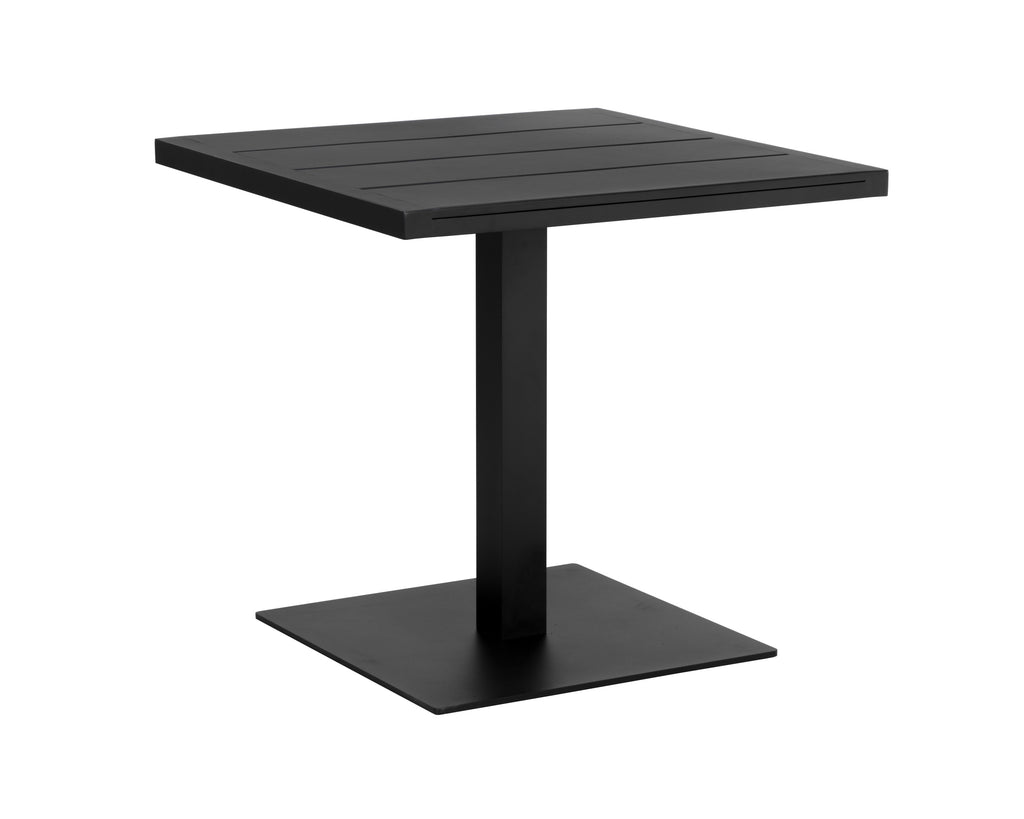 Merano Bistro Table - Square - Black - 32"