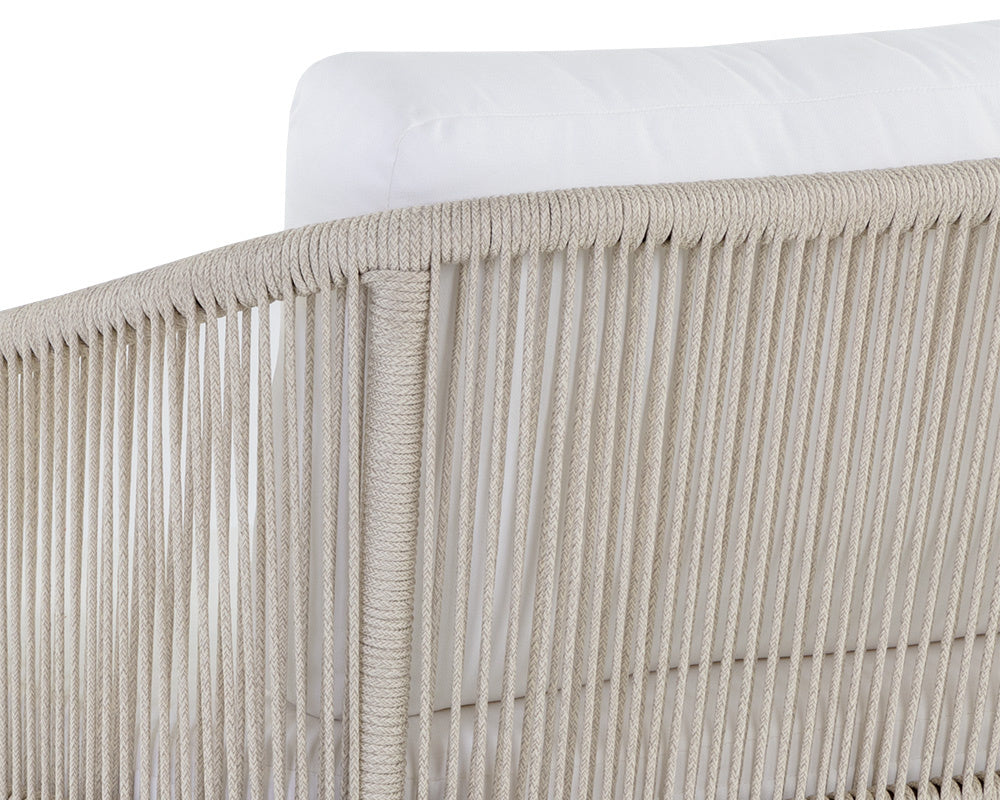 Allariz Swivel Armchair - Greige - Stinson White