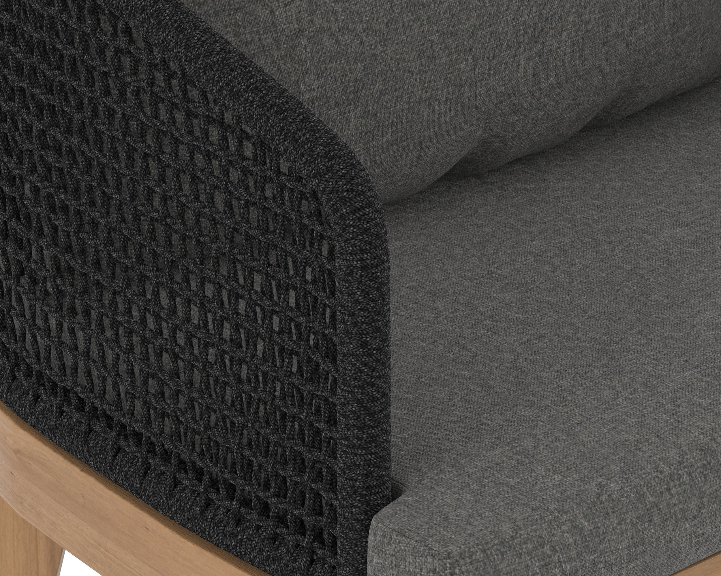 Capri Dining Armchair - Natural - Gracebay Grey