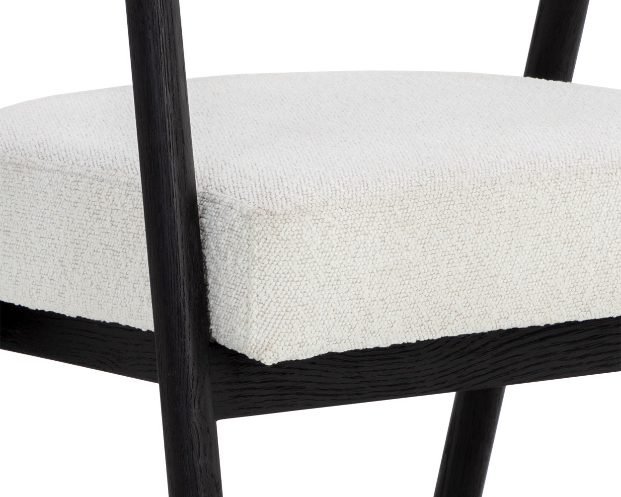 Sova Dining Armchair - Black - Copenhagen White