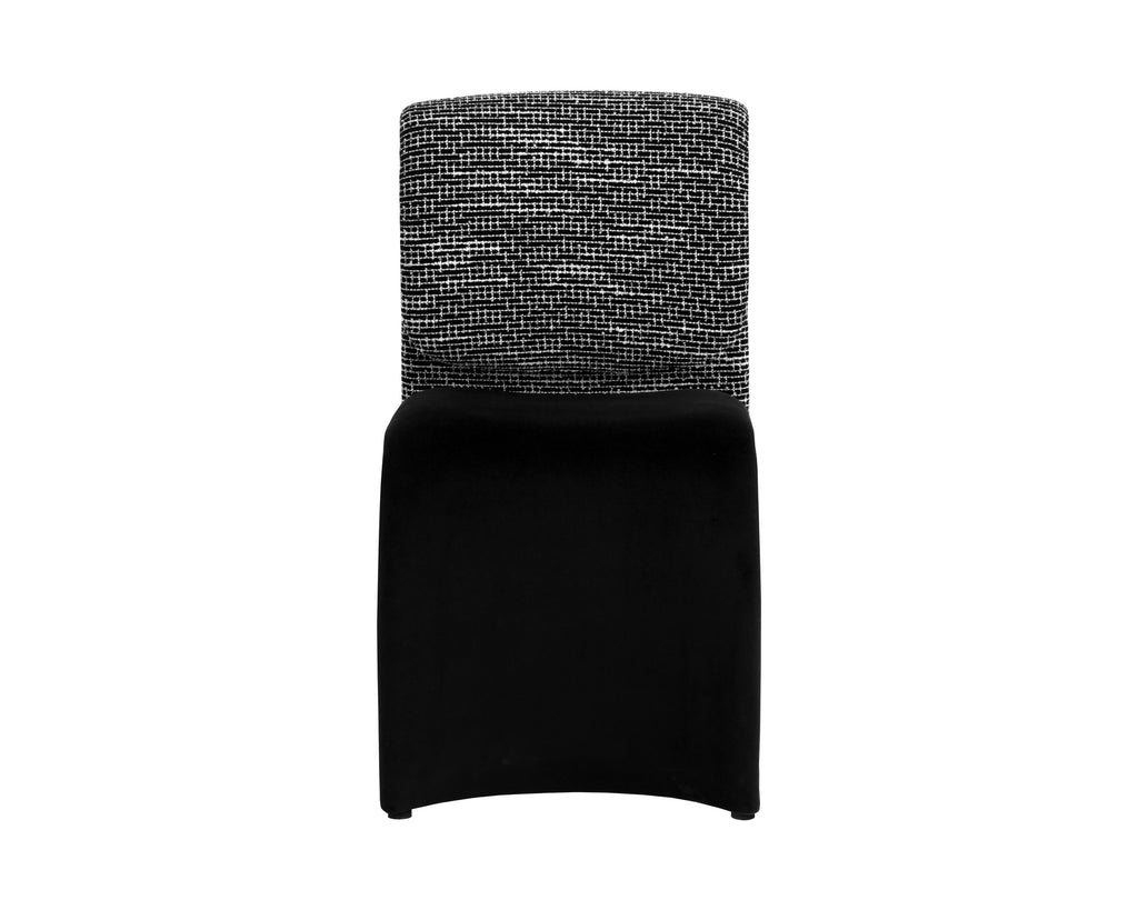 Dunnington Dining Chair - Dark Bronze - Abbington Black / Hobbes Night