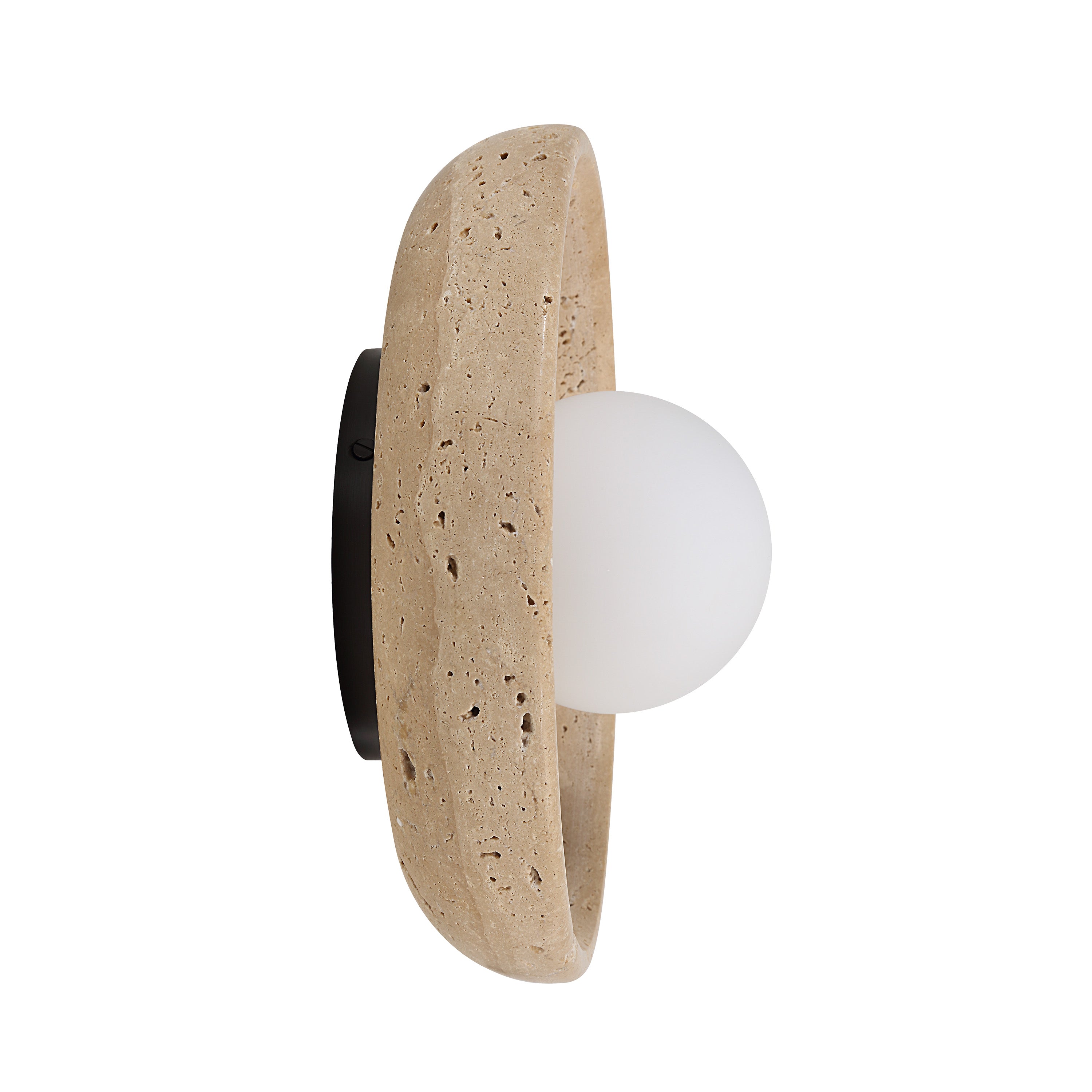 Myrtos Sconce | Travertine