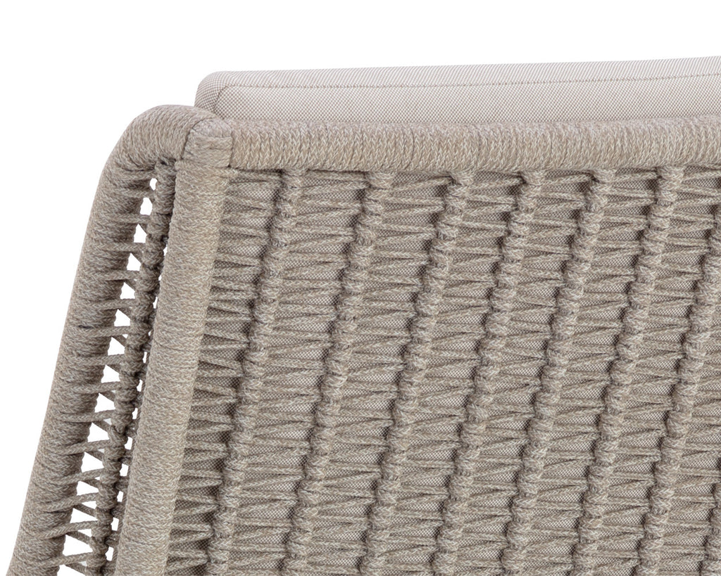 Sorrento Dining Chair - Drift Brown - Palazzo Cream