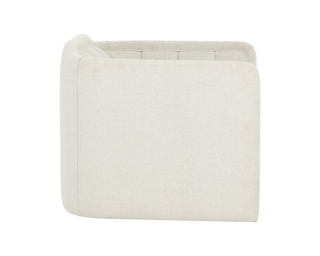 Birrit Swivel Armchair - Alaska Greige