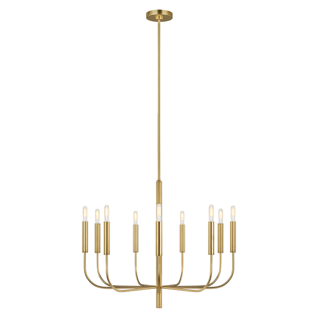 Brianna Medium Chandelier Burnished Brass