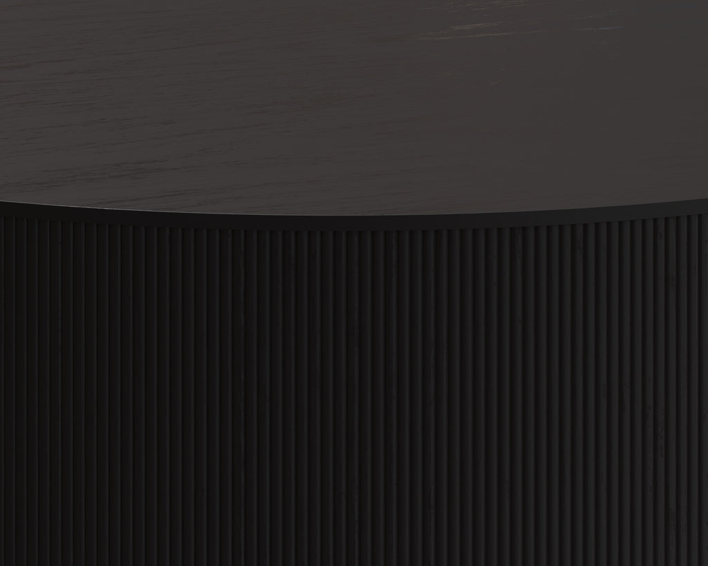 Kalla Coffee Table - Round - Charcoal