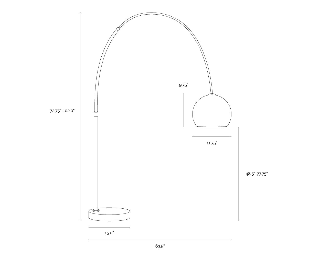 Vern Floor Lamp - Black