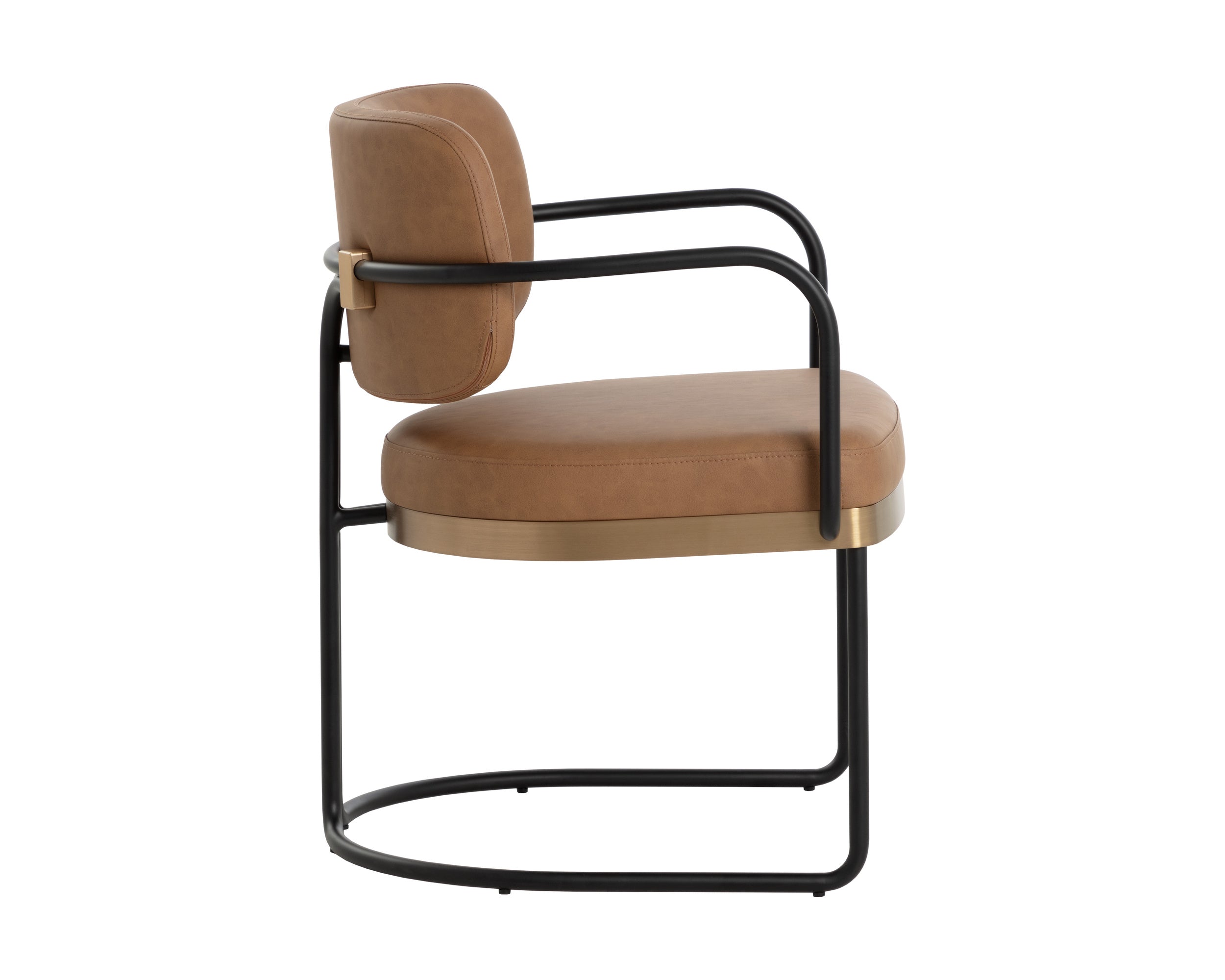 Jalen Dining Armchair - Milliken Cognac
