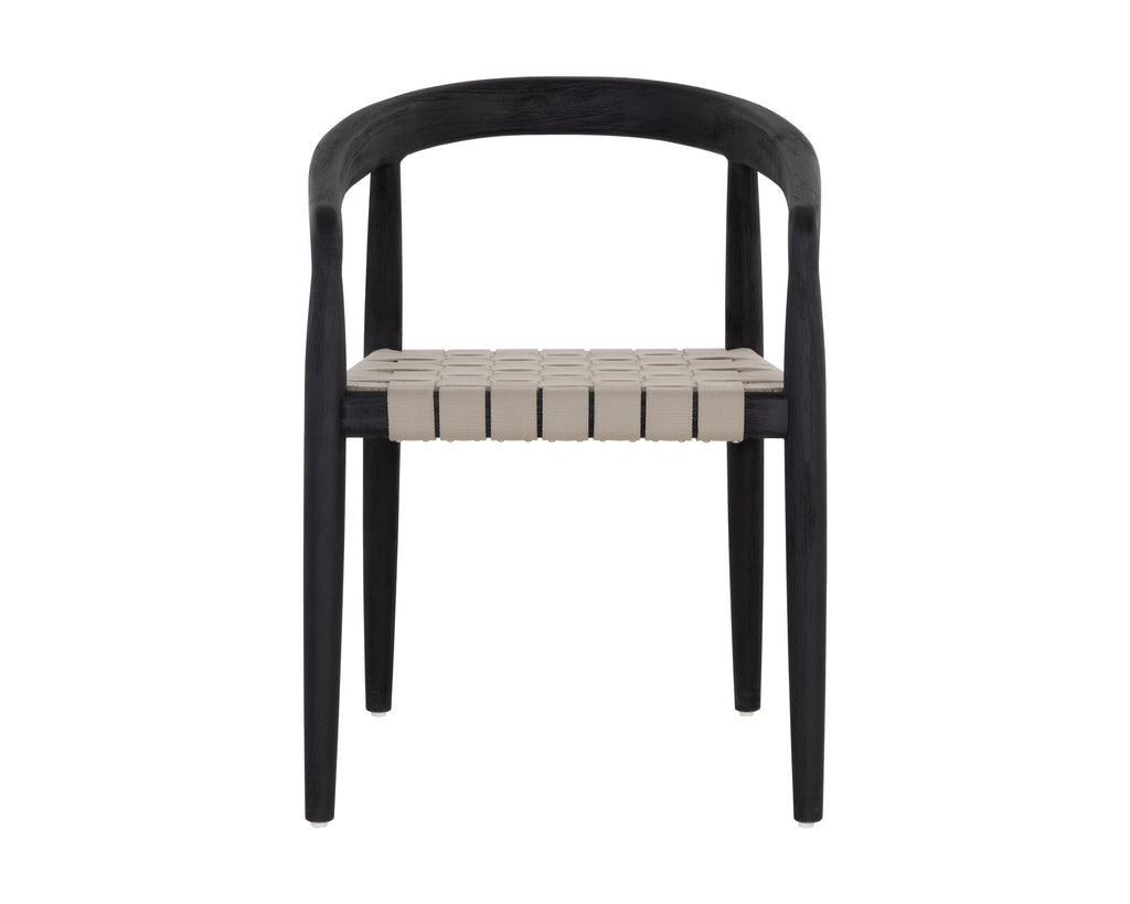 Cayman Dining Armchair - Charcoal