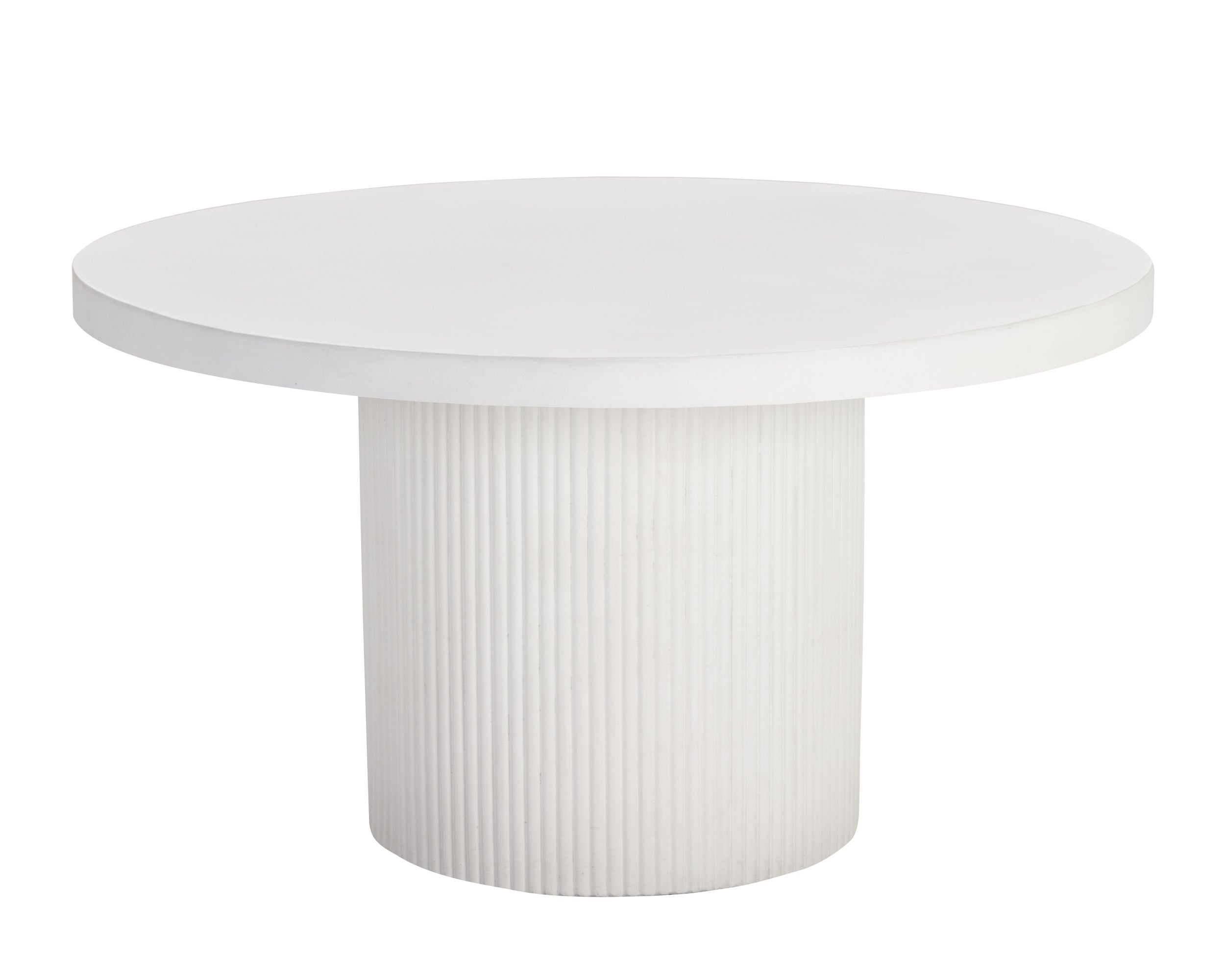 Nicolette Dining Table - White - 55"