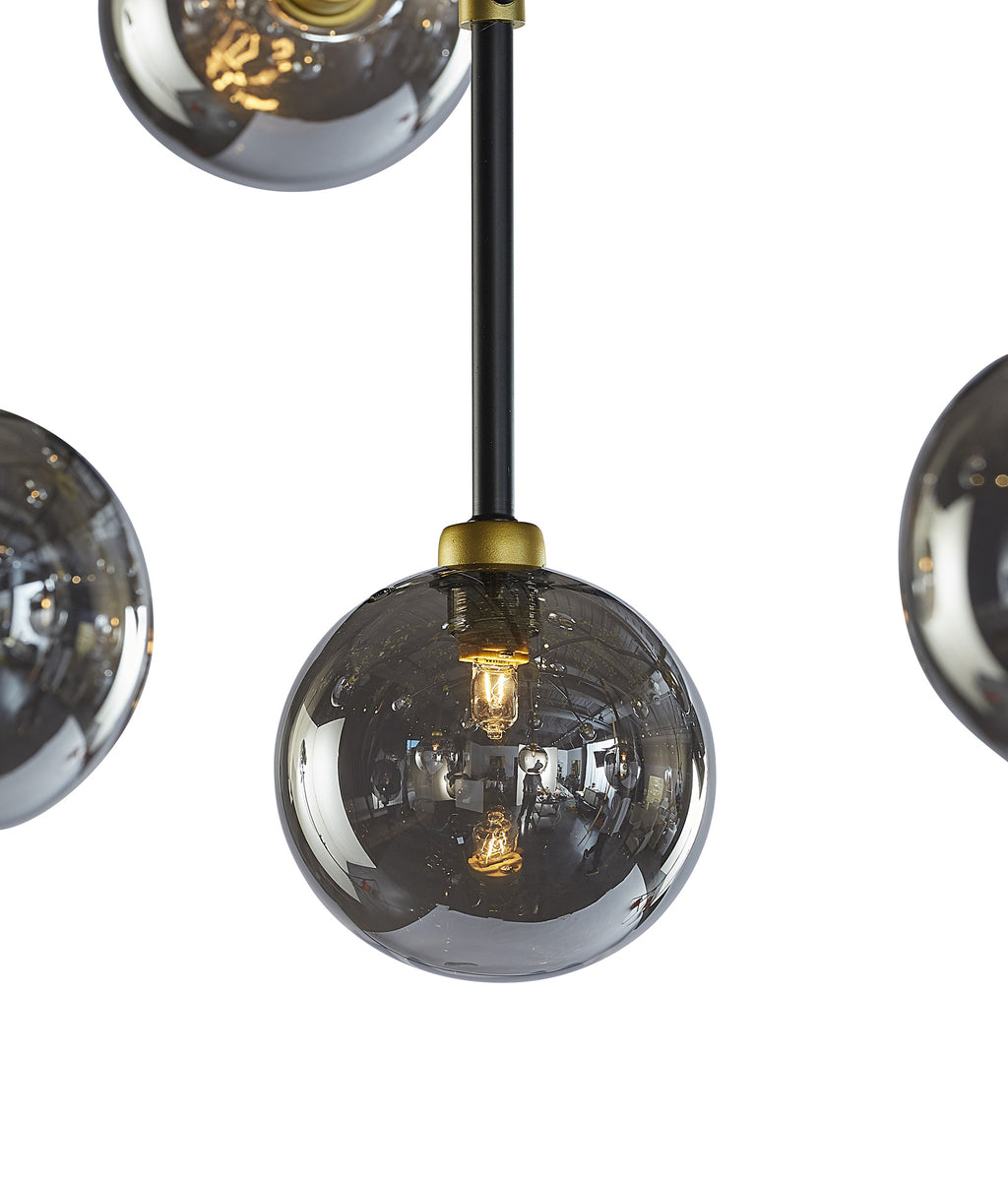 Deimos Chandelier - Large - Smoke Grey