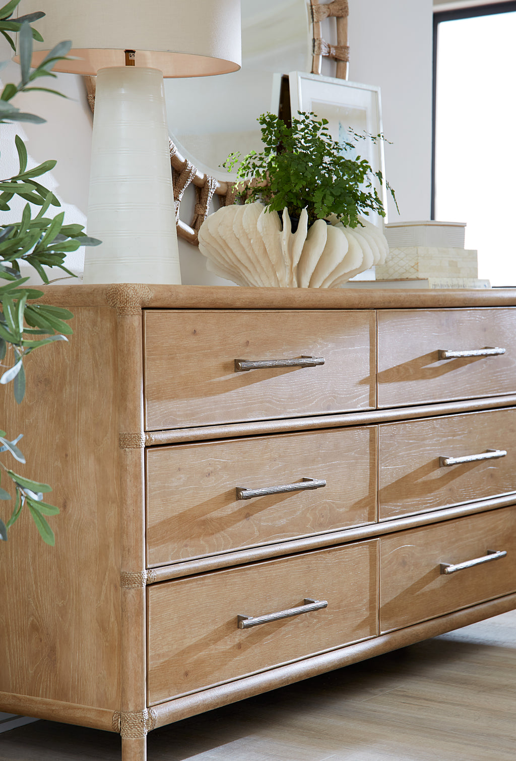 Retreat Pole Rattan Dresser | Dune